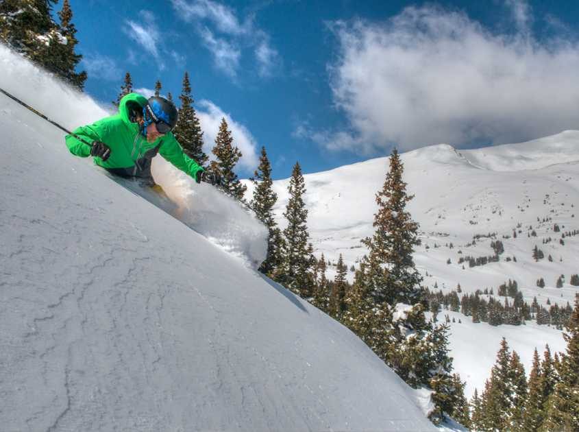 Skiing in Breckenridge Powder skiing in Breckenridge